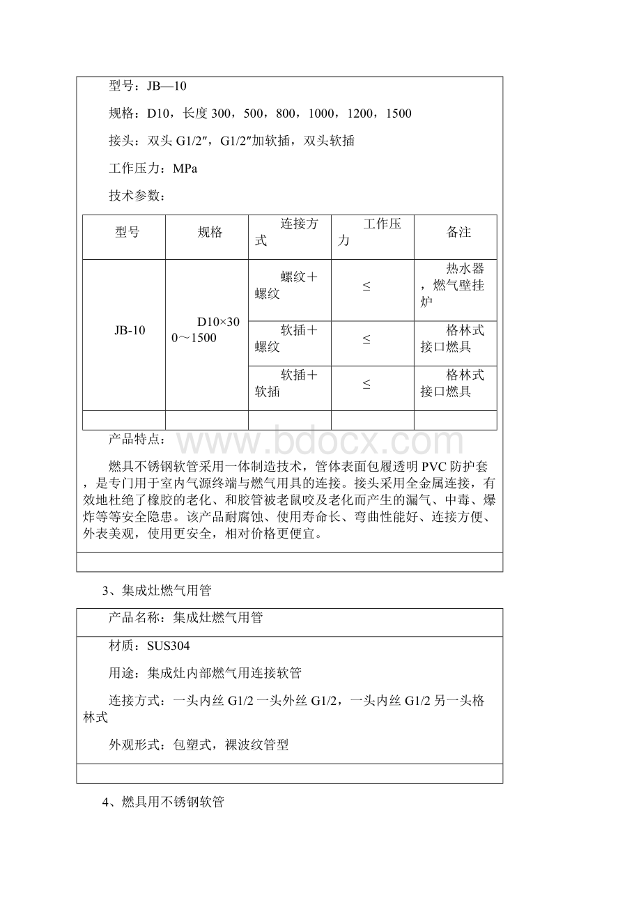 燃气输送用不锈钢波纹管及接头.docx_第2页