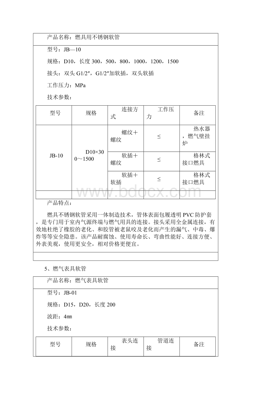 燃气输送用不锈钢波纹管及接头.docx_第3页