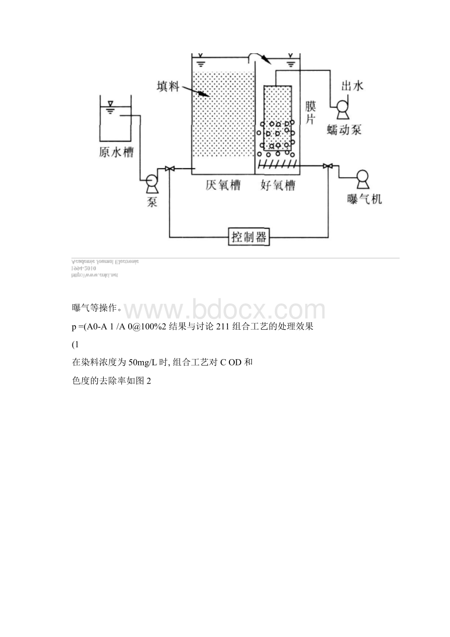 厌氧好氧MBR组合工艺处理蒽醌活性染料废水.docx_第3页