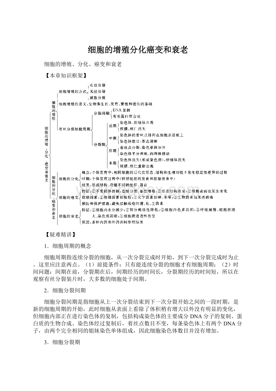 细胞的增殖分化癌变和衰老.docx_第1页