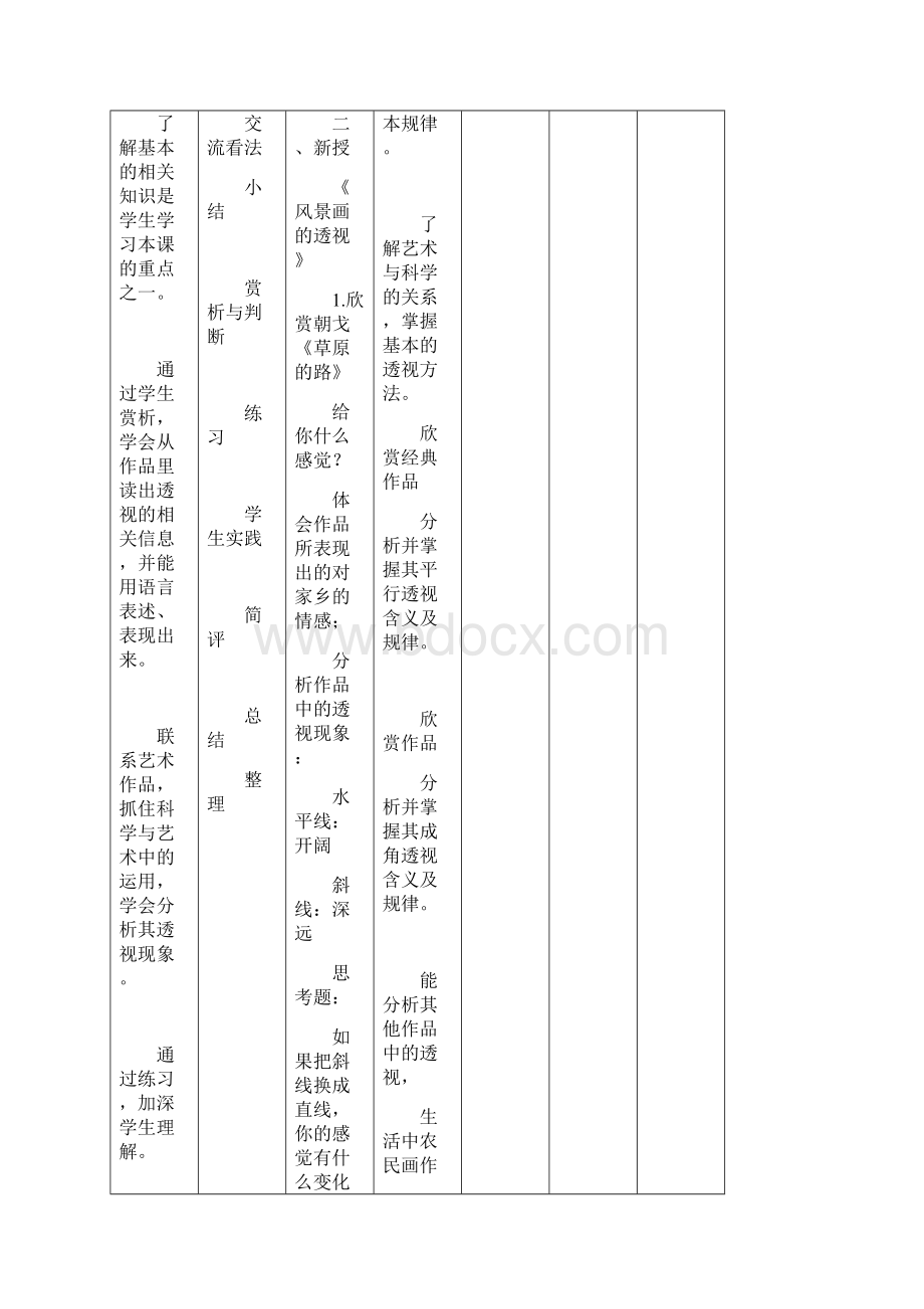 湘教版美术七年级下册全部教案 全册.docx_第3页