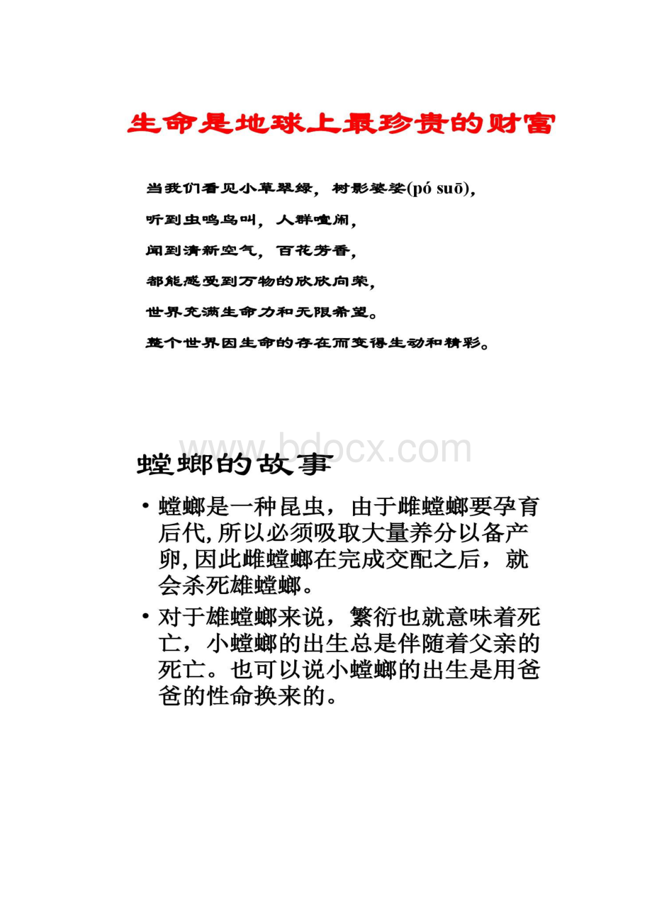 主题班会珍惜生命热爱生活.docx_第2页