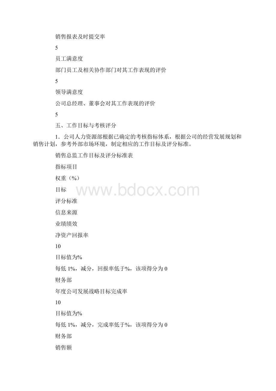 销售总监绩效考核方案.docx_第3页