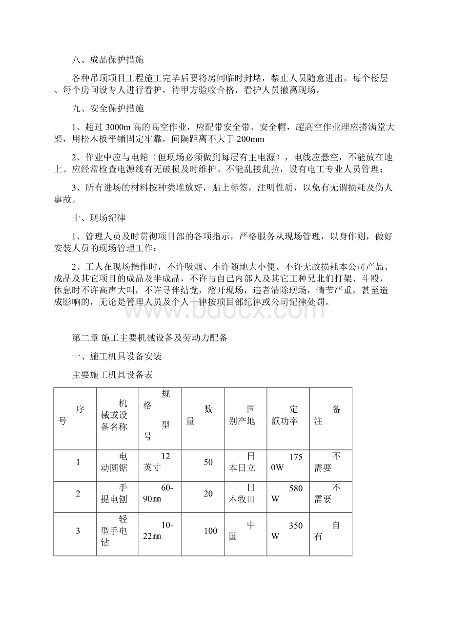 硅钙板吊顶施工方案.docx_第3页