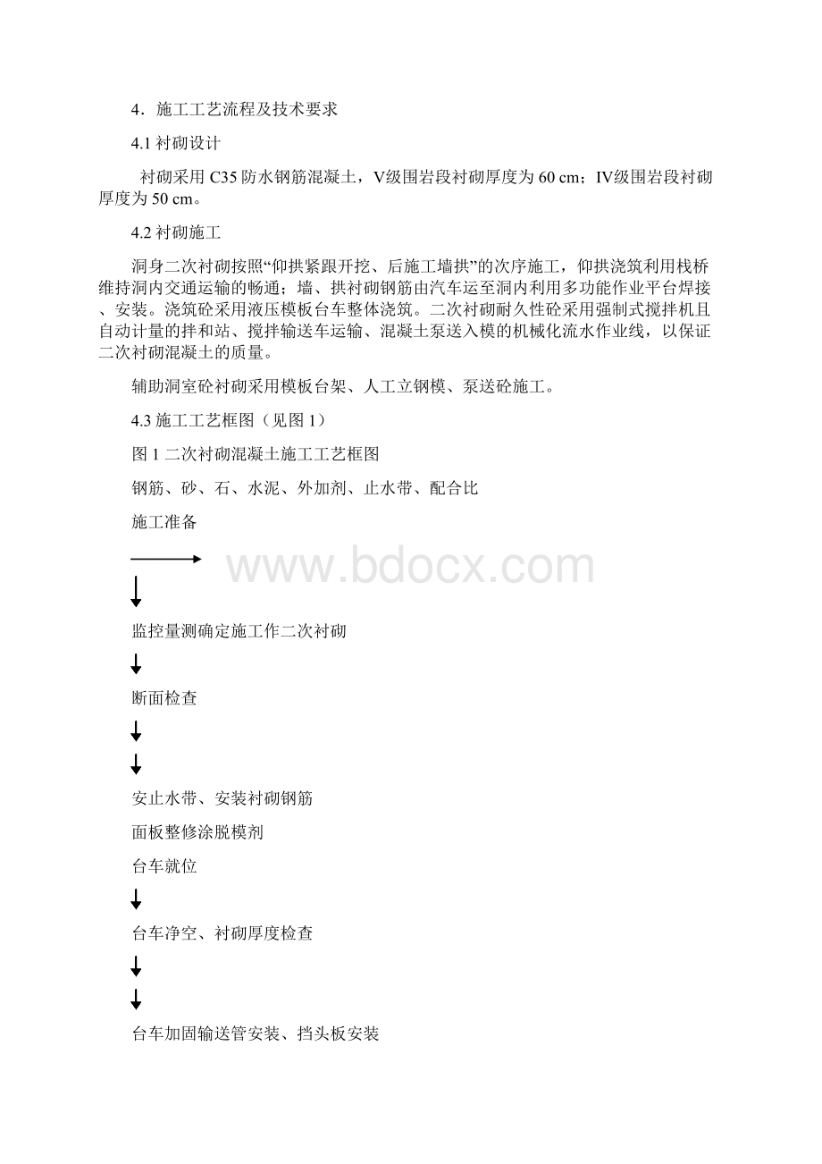 隧道衬砌作业指导书.docx_第2页