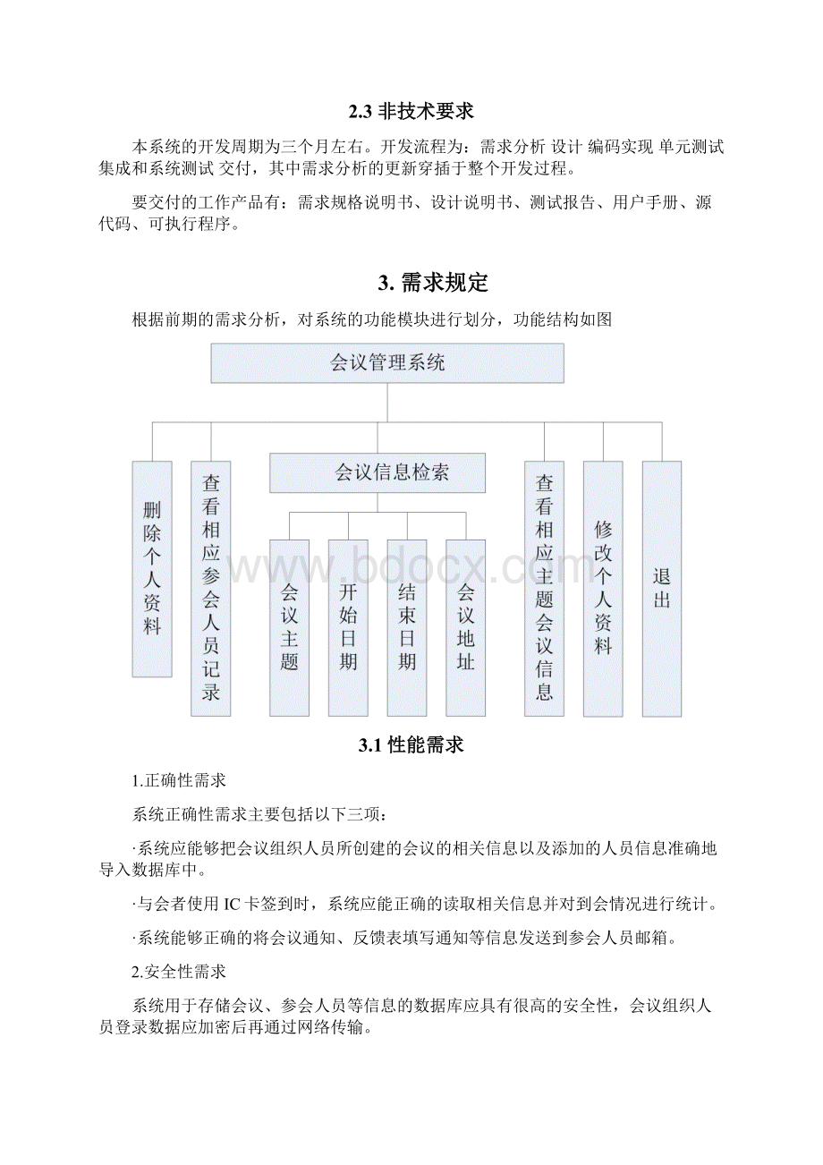 会议管理系统需求说明书.docx_第2页