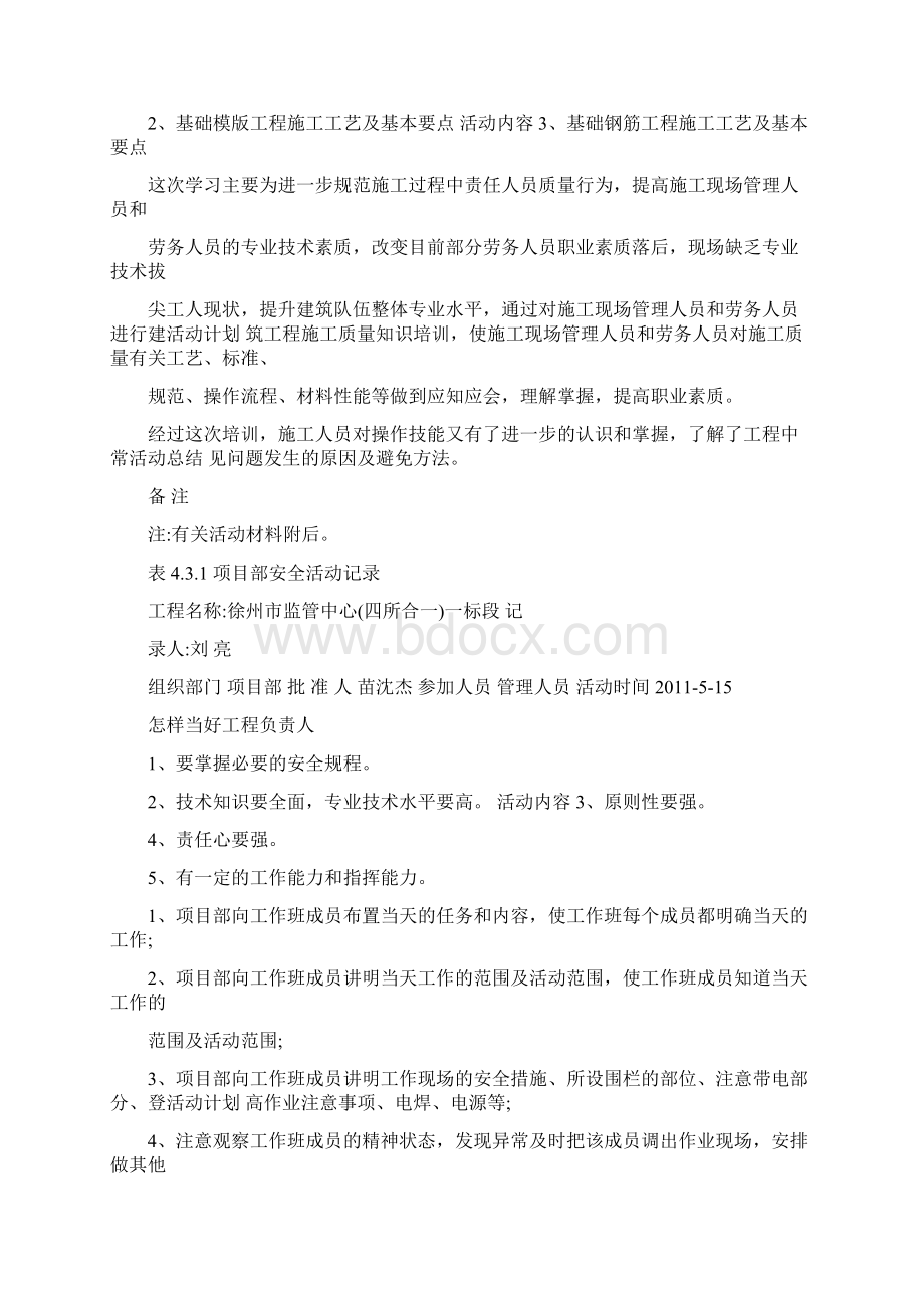 项目部安全活动记录.docx_第2页