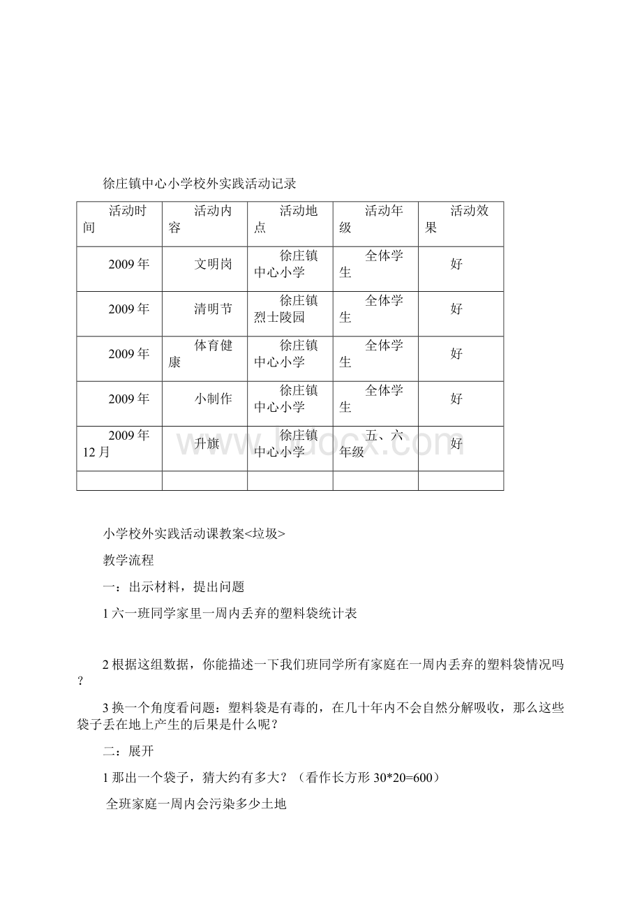 镇中心小学校外实践活动总结.docx_第3页