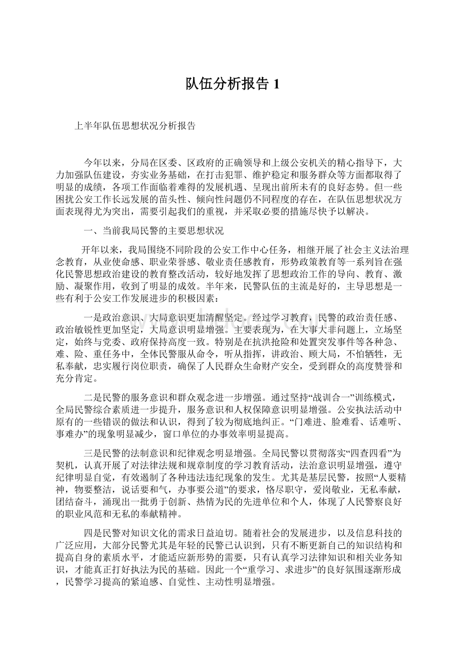 队伍分析报告1.docx_第1页