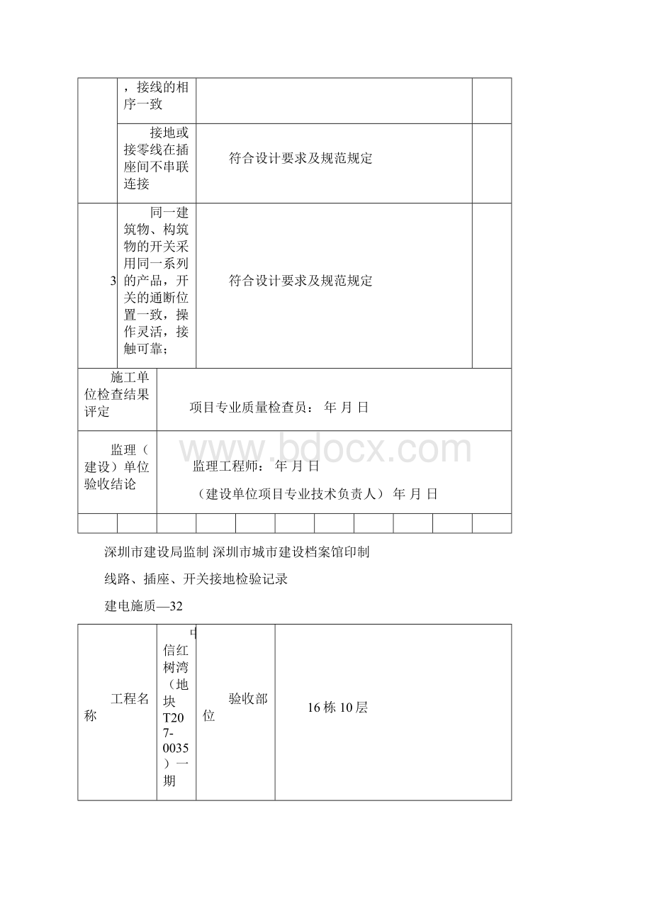 线路插座开关接地检验记录.docx_第3页