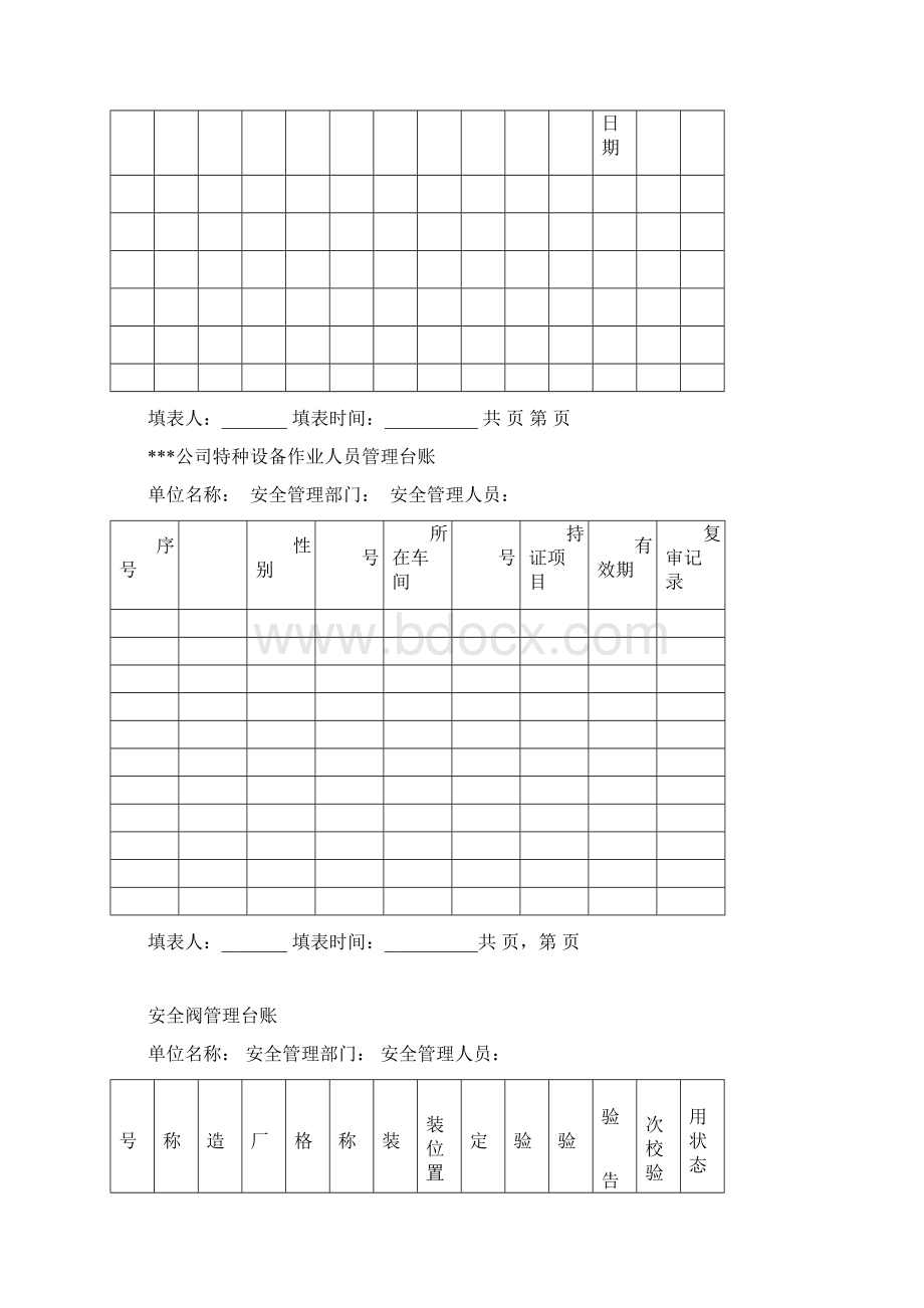 最新特种设备管理台账表格.docx_第3页