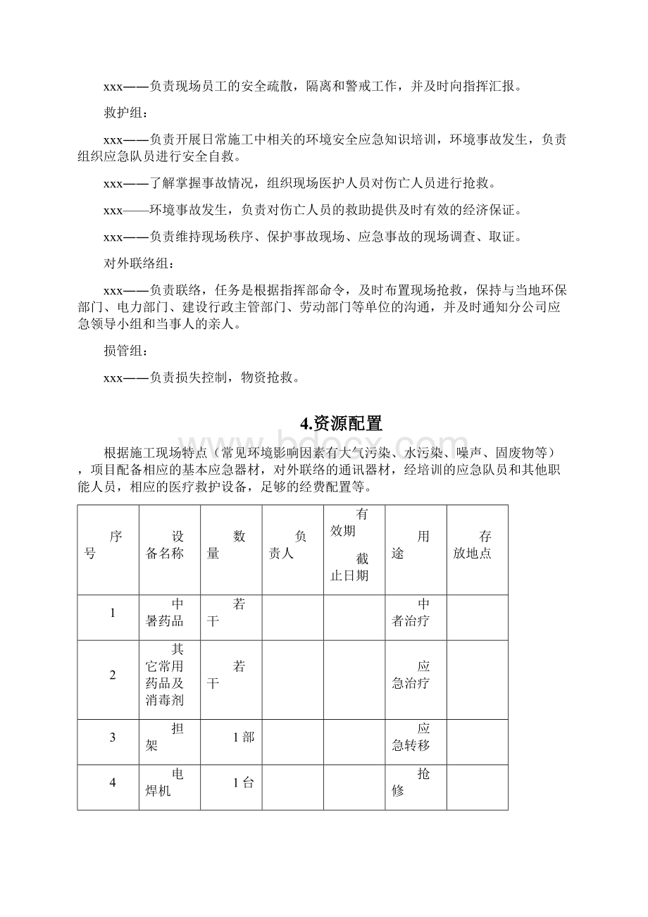 施工现场环境保护应急预案.docx_第2页