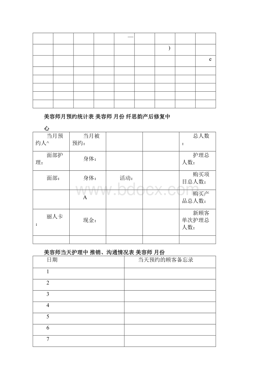 美容院内各种表格模板doc.docx_第3页