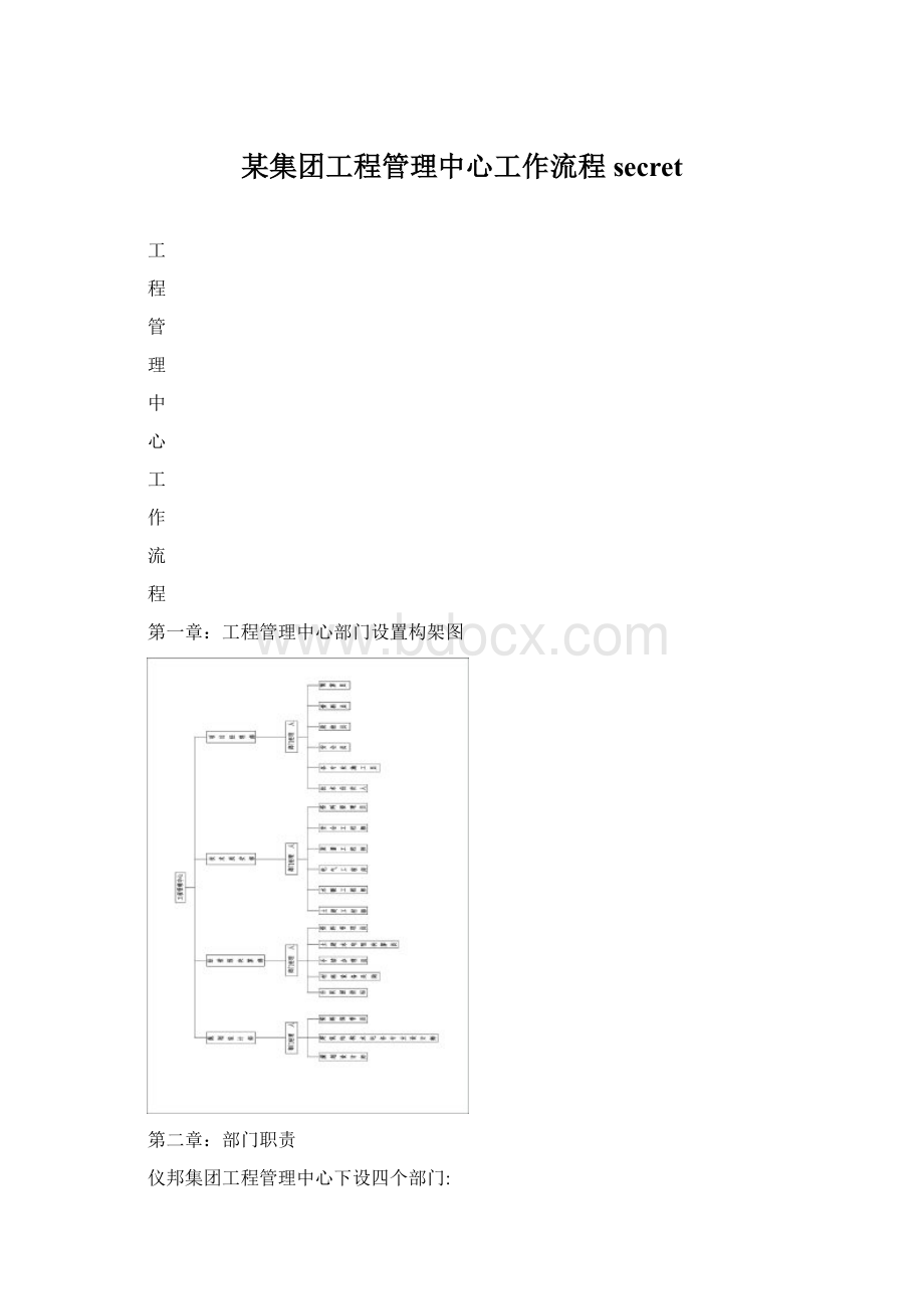 某集团工程管理中心工作流程secret.docx_第1页