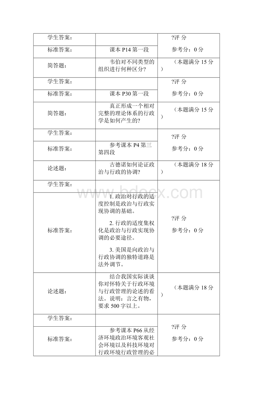 西方行政学说答案.docx_第3页