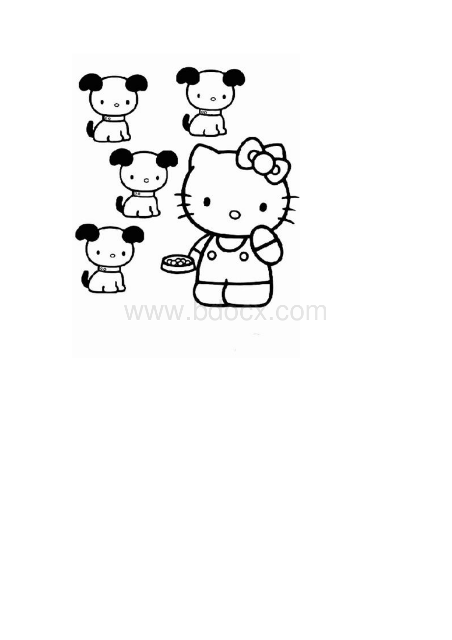 hellokitty系列涂色画.docx_第3页