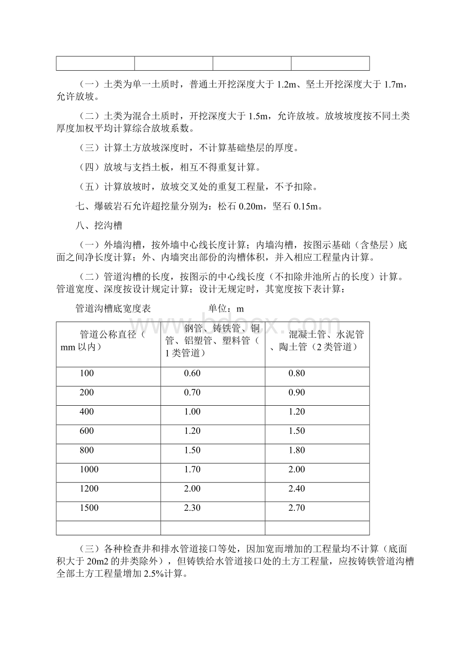 最新的山东省建筑工程工程量计算规则.docx_第3页