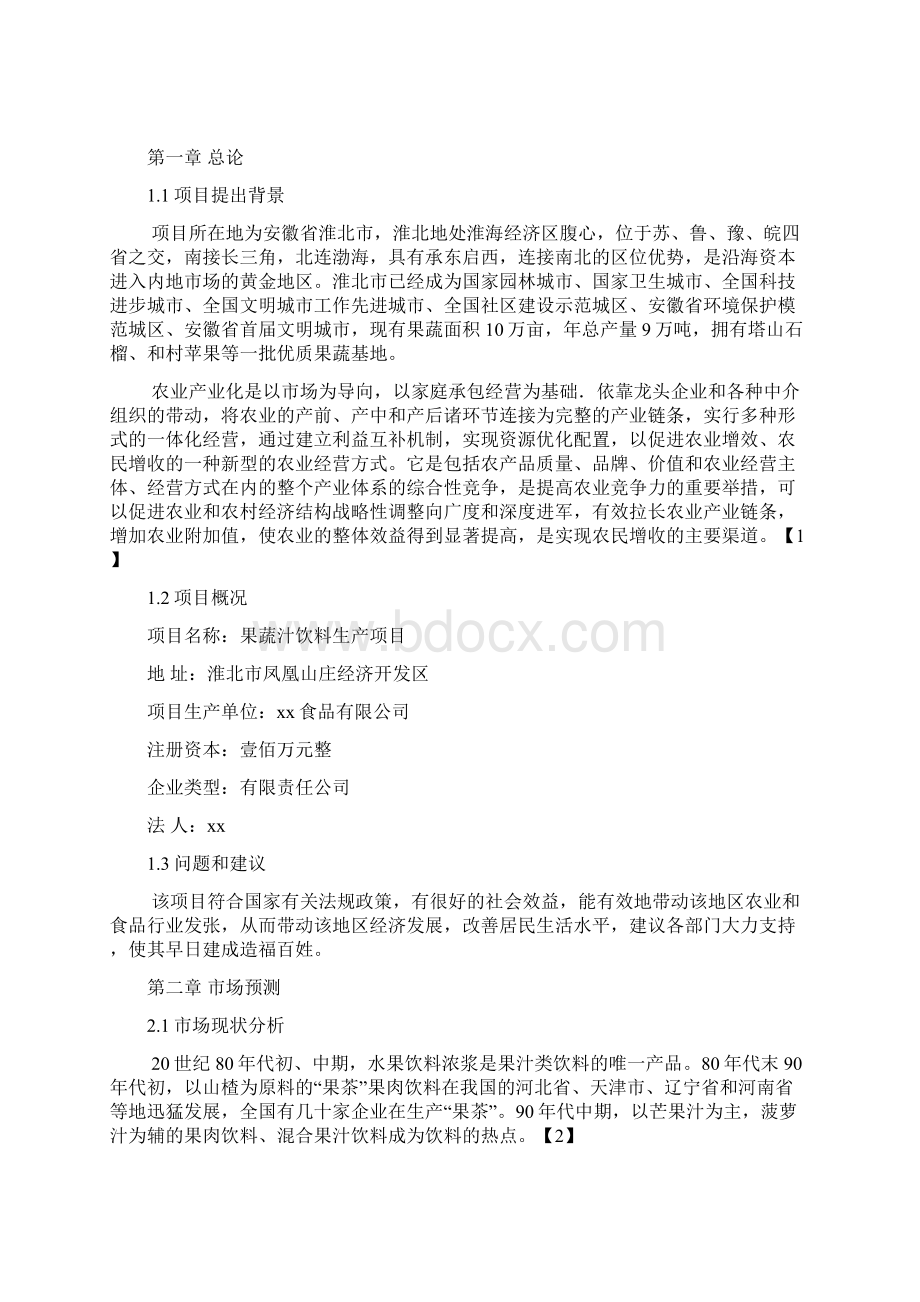 精品果蔬汁可研报告.docx_第3页