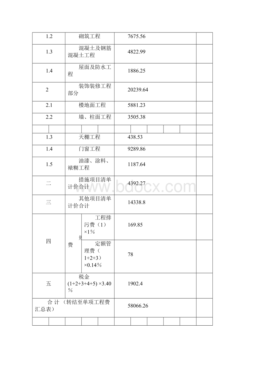 工程造价综合课程设计.docx_第3页