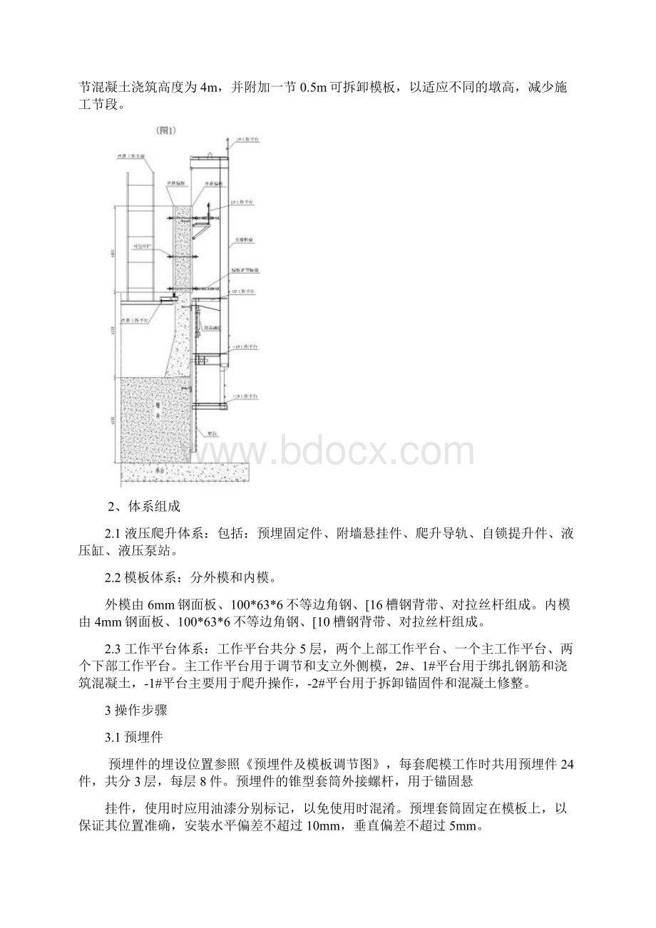 液压爬升模板施工方案及报价.docx_第2页