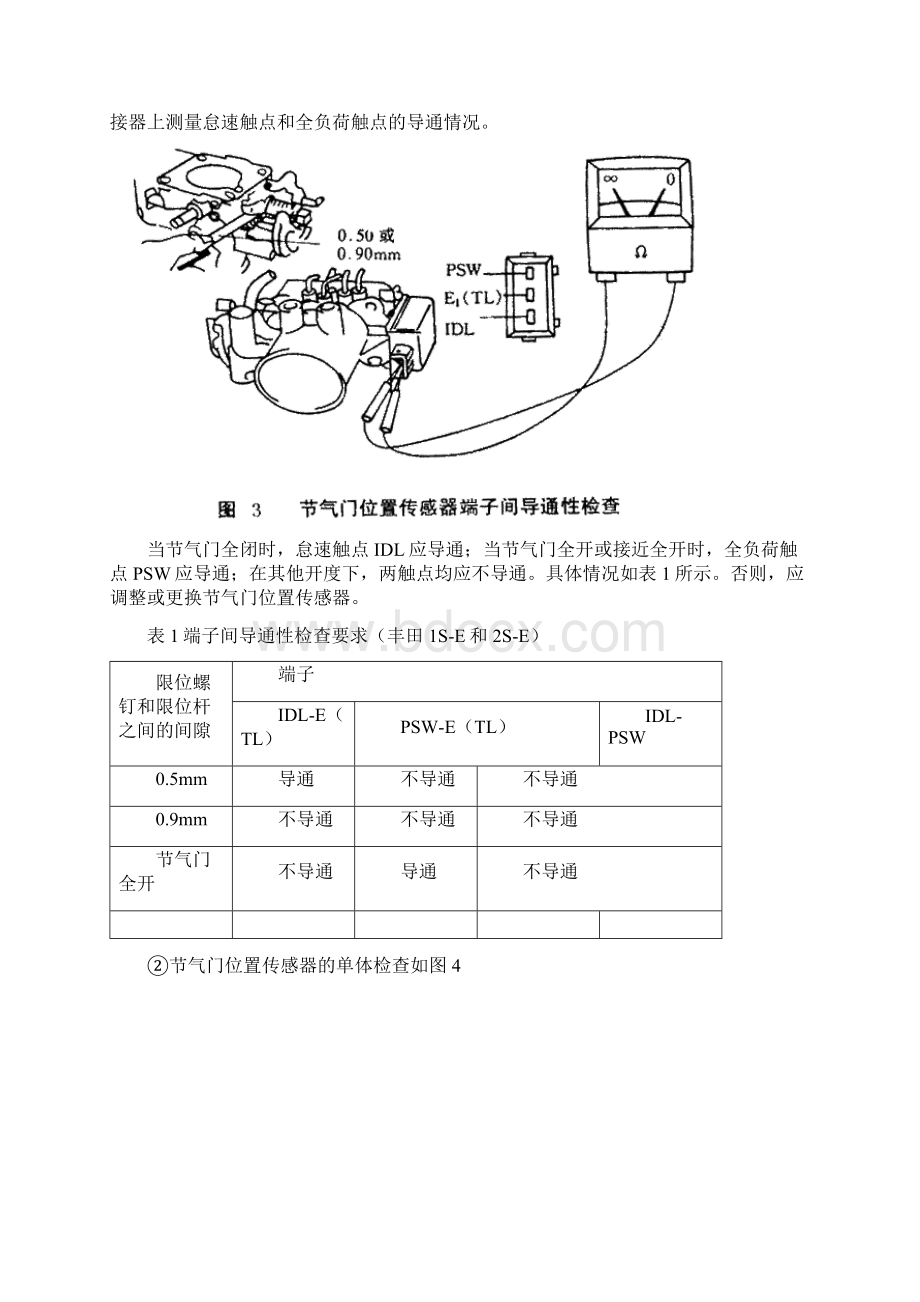 7A版节气门的检测及故障案例.docx_第3页