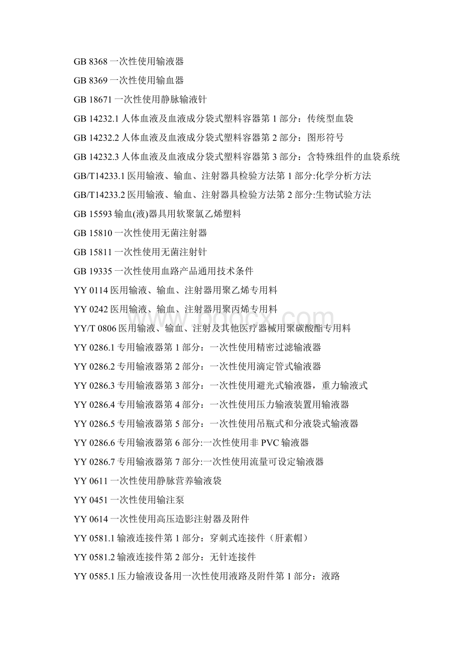 无菌医疗器械产品检验相关标准附件1.docx_第2页