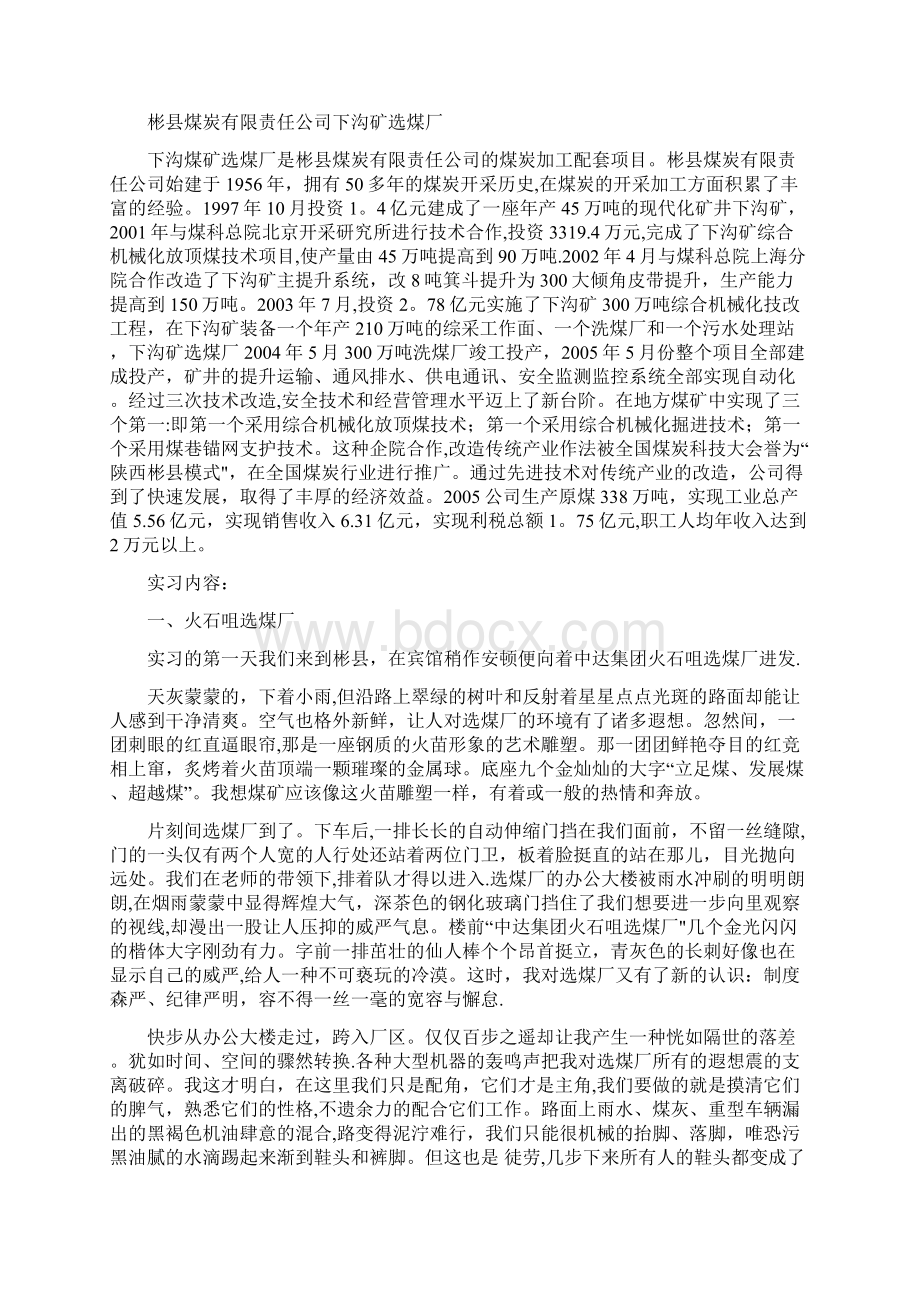 矿物加工专业认识实习报告.docx_第3页