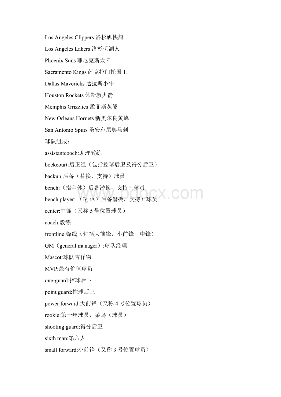 看NBA必备的篮球词汇大全.docx_第2页