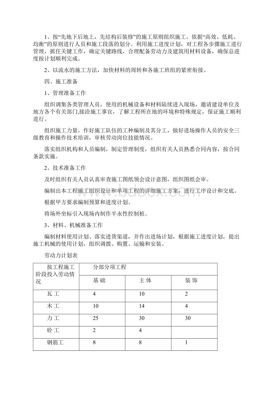 新某开发区供电局新建办公楼食堂施工组织设计.docx_第2页