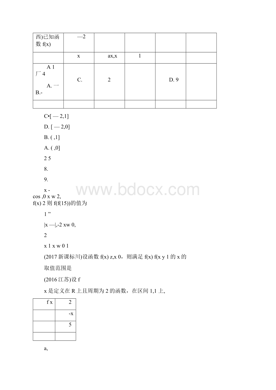 函数概念与性质在历年高考题型分类总结.docx_第3页