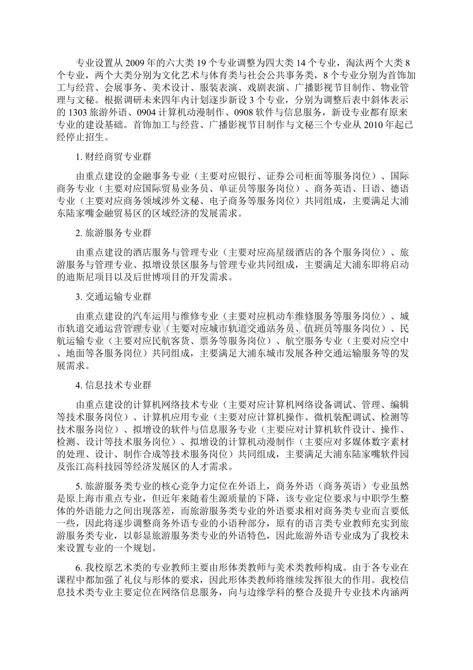 学校专业设置与结构调整优化工作方案.docx_第3页