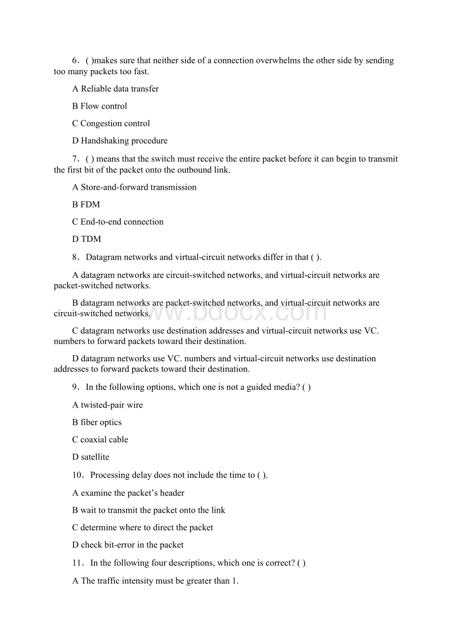 计算机网络英文题库附答案chapter.docx_第2页