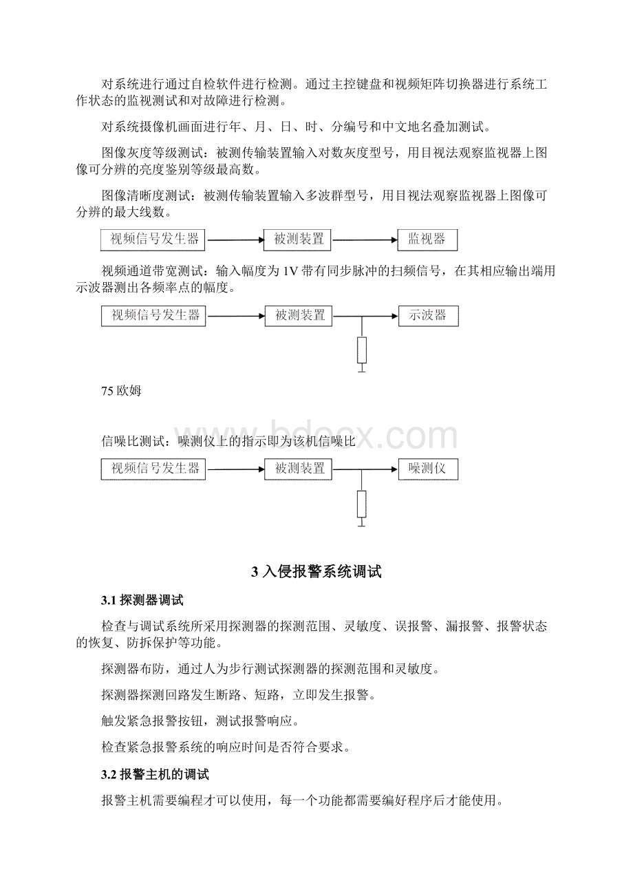 奥林匹克体育中心安防系统工程各单系统调试验收方案.docx_第3页