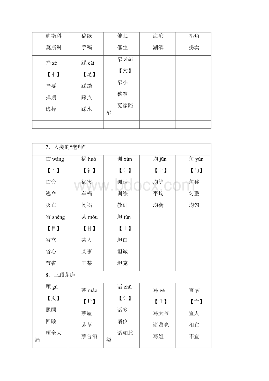 四年级下册生字组词汇总.docx_第3页