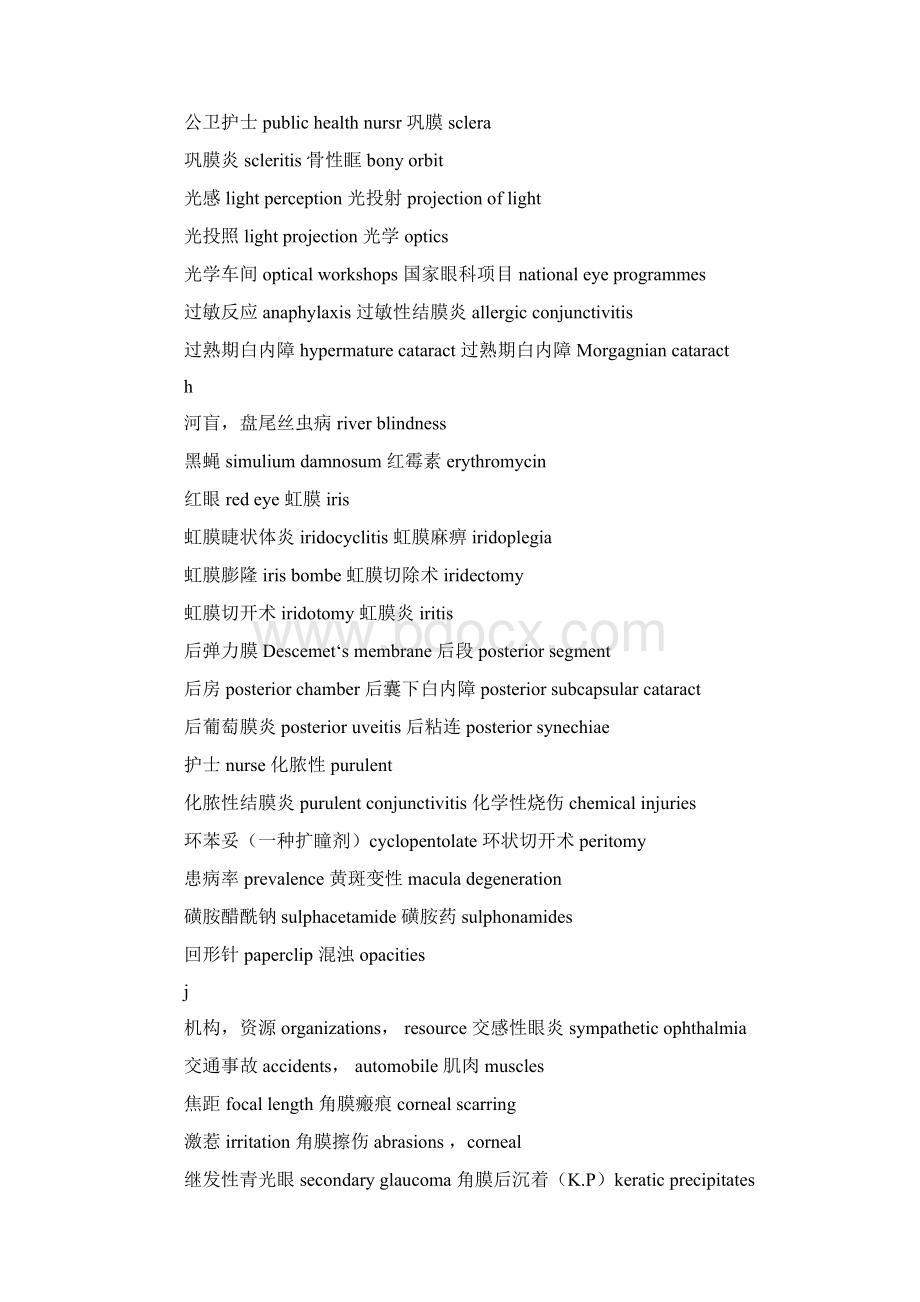 Ophthalmologic Vocabulary.docx_第3页