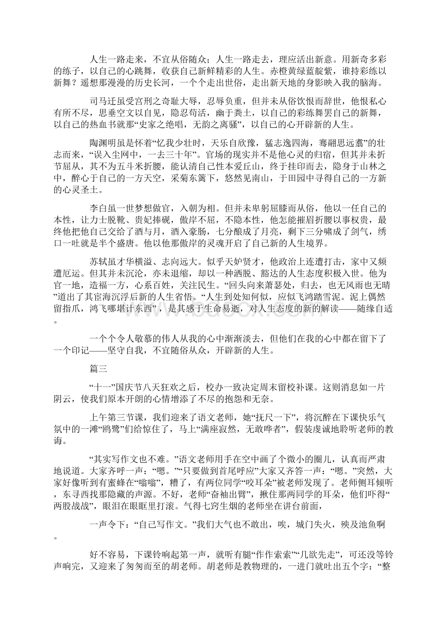 中考优秀作文精选合集.docx_第2页