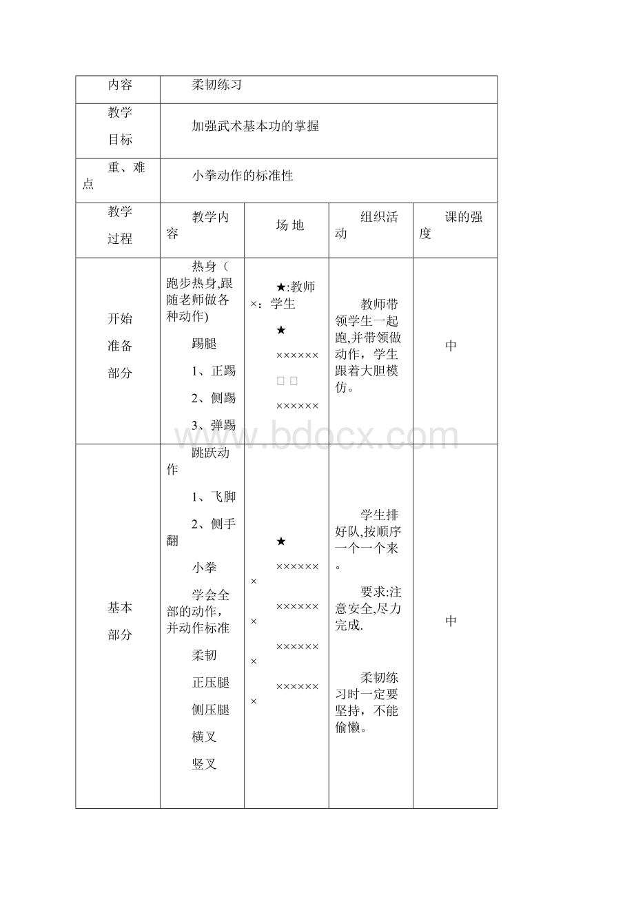 武术社团教案全范本模板.docx_第2页