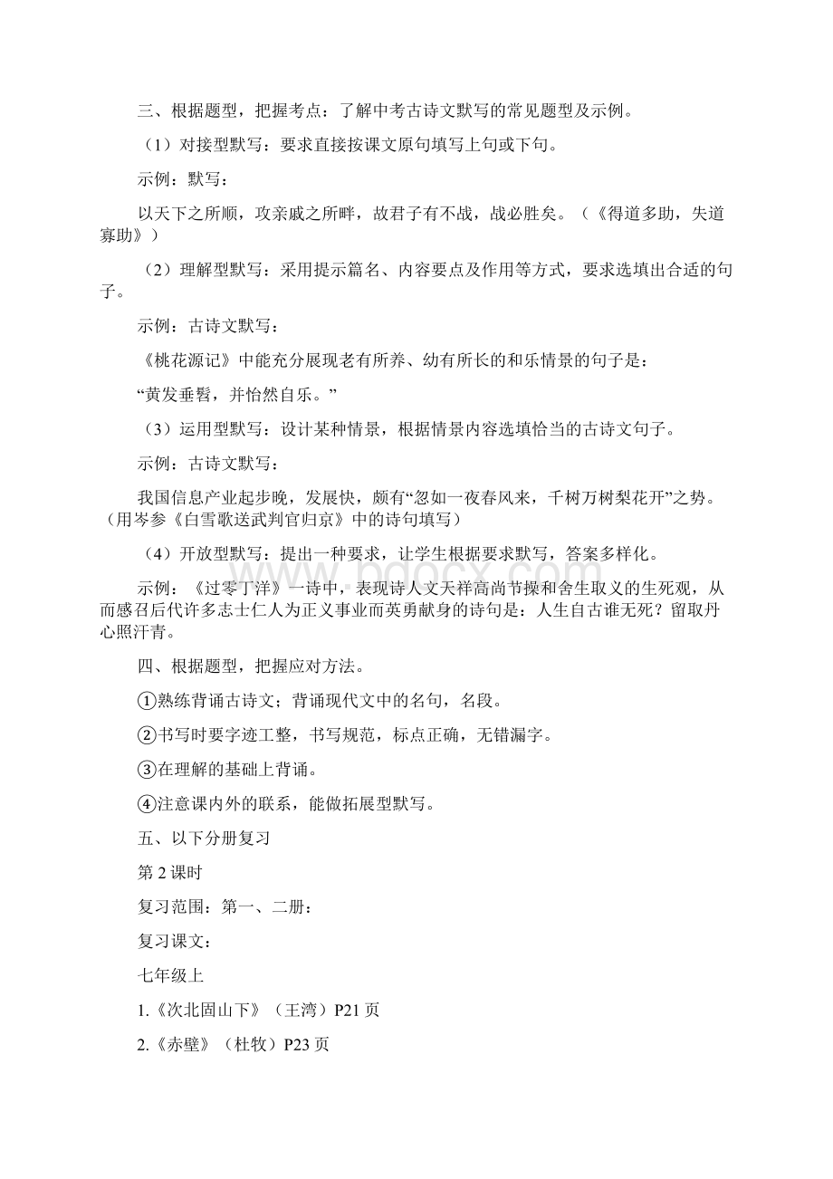 中考语文专题复习教案.docx_第2页