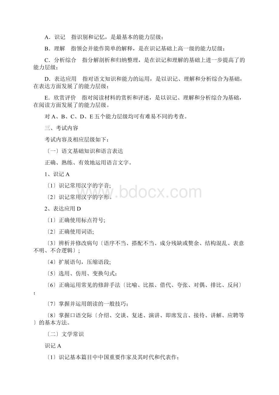 湖南对口高考考纲.docx_第2页