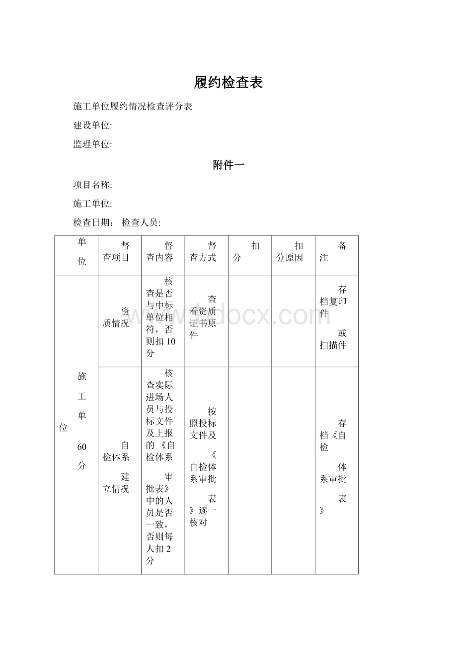 履约检查表.docx