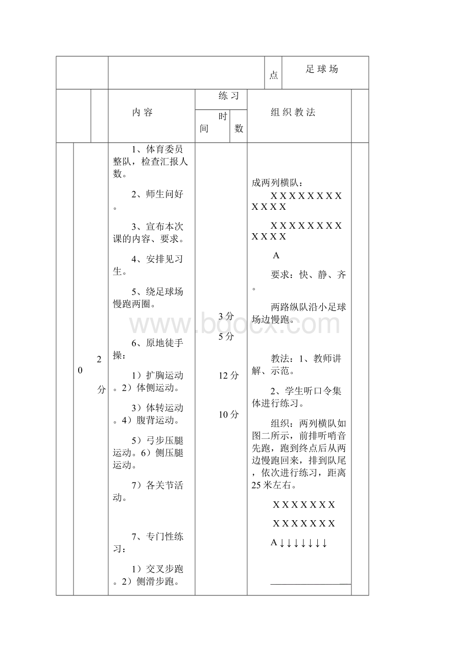 大学体育足球课教案.docx_第3页