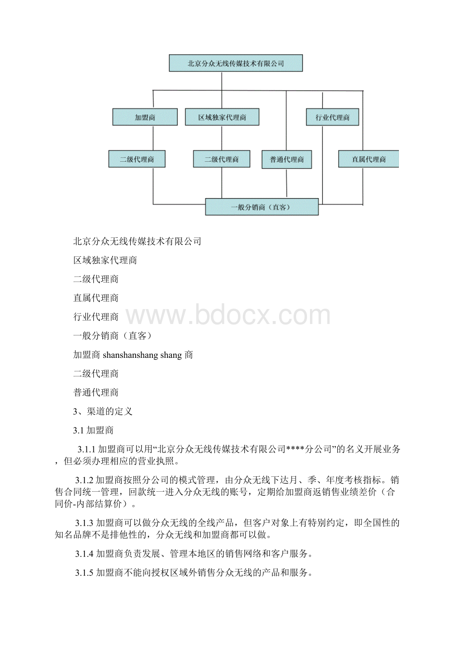 分众无线渠道管理和加盟代理商政策版.docx_第2页