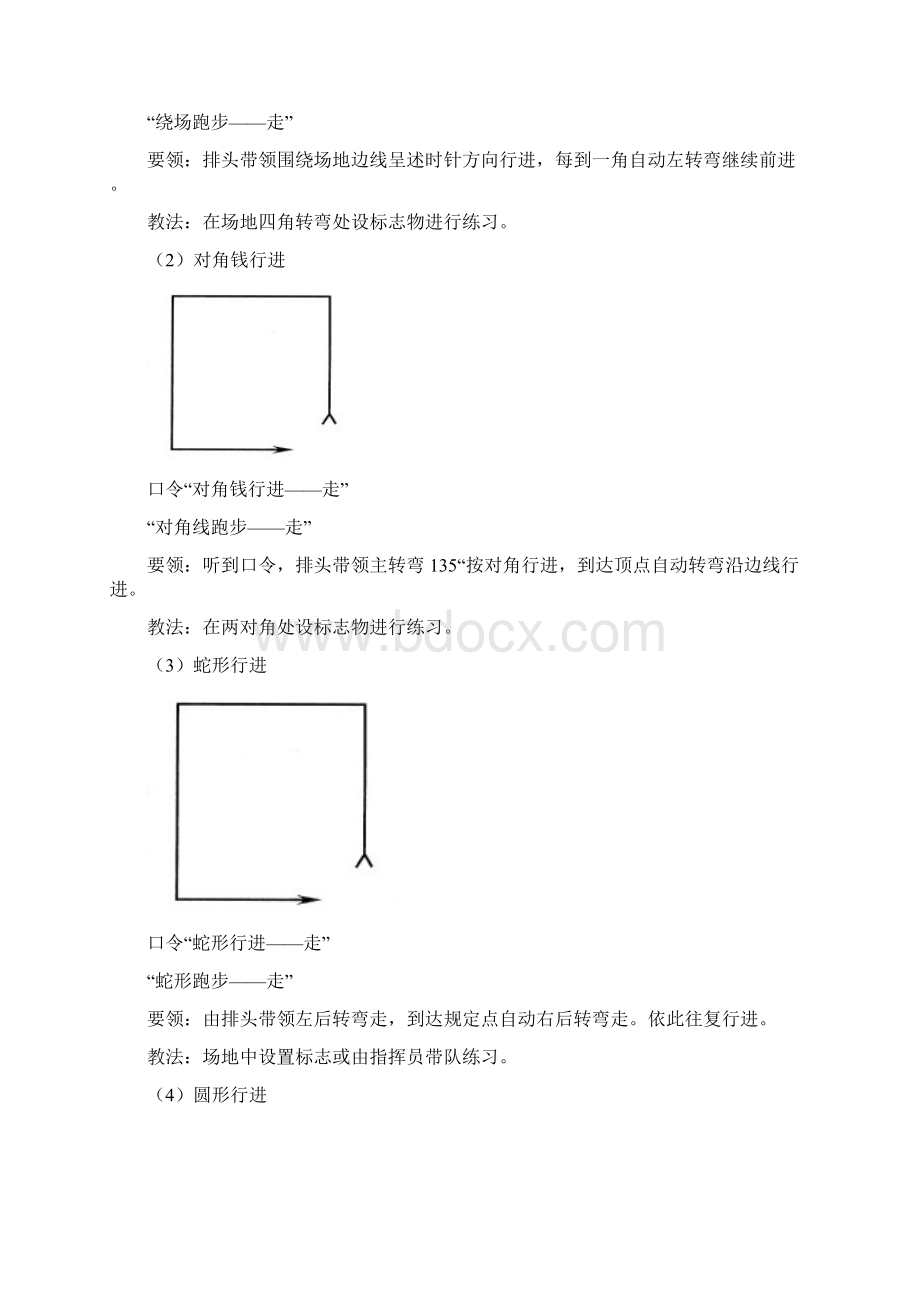 队列队形动作要领及图解说明.docx_第2页