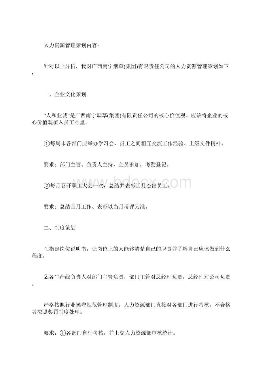 人力资源管理策划书.docx_第3页