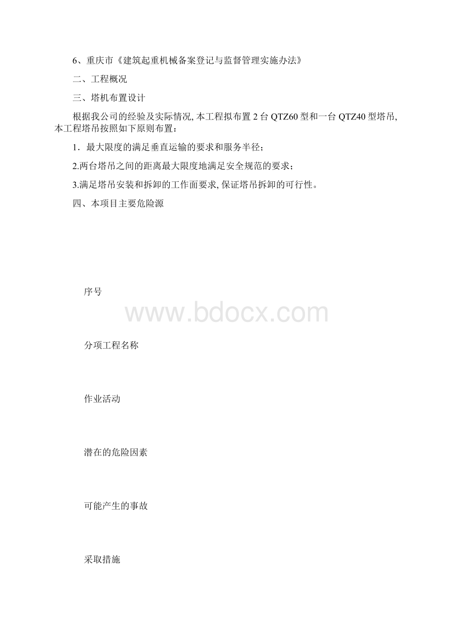 塔吊作业安全防范措施施工方案范本.docx_第2页