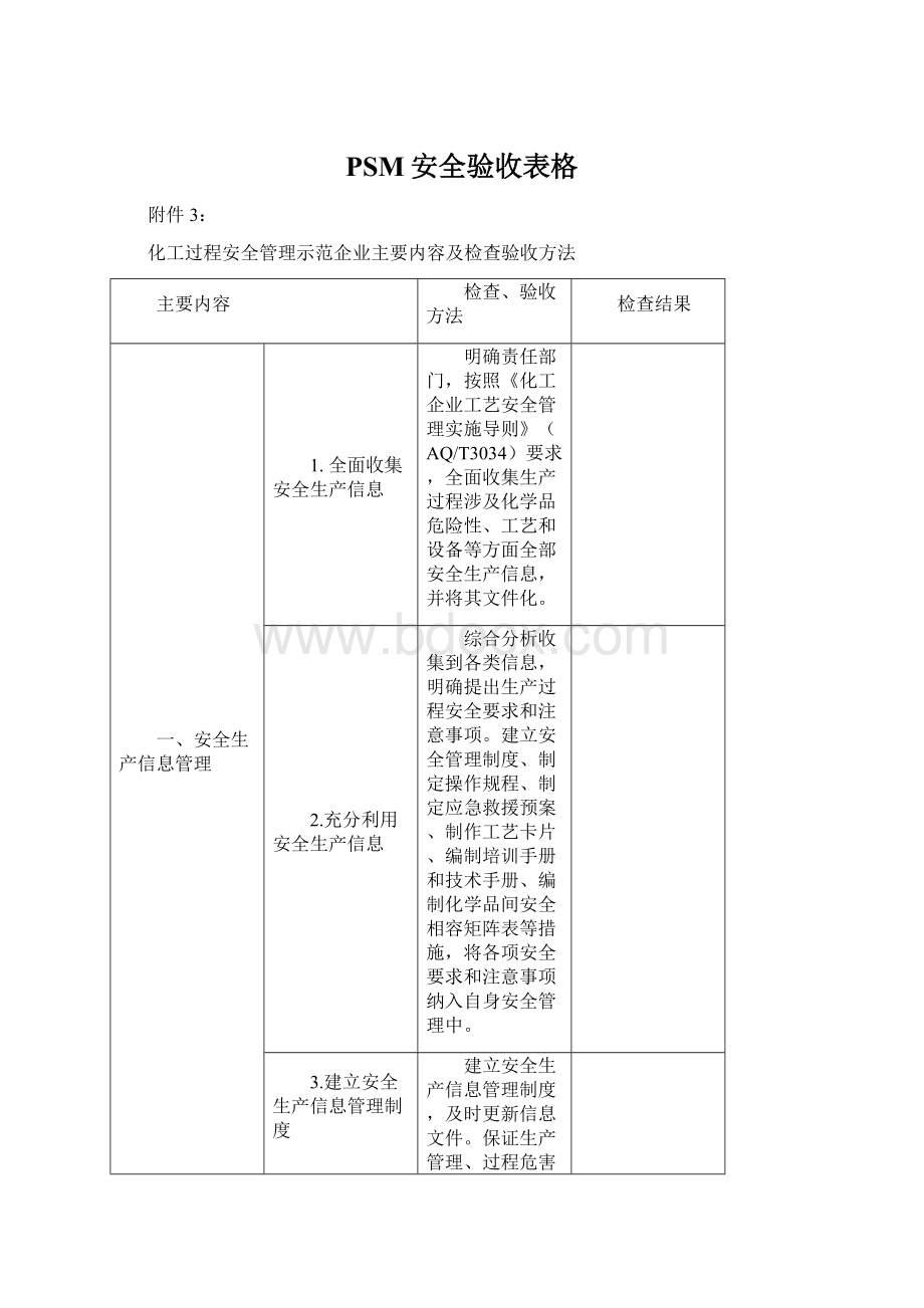 PSM安全验收表格.docx