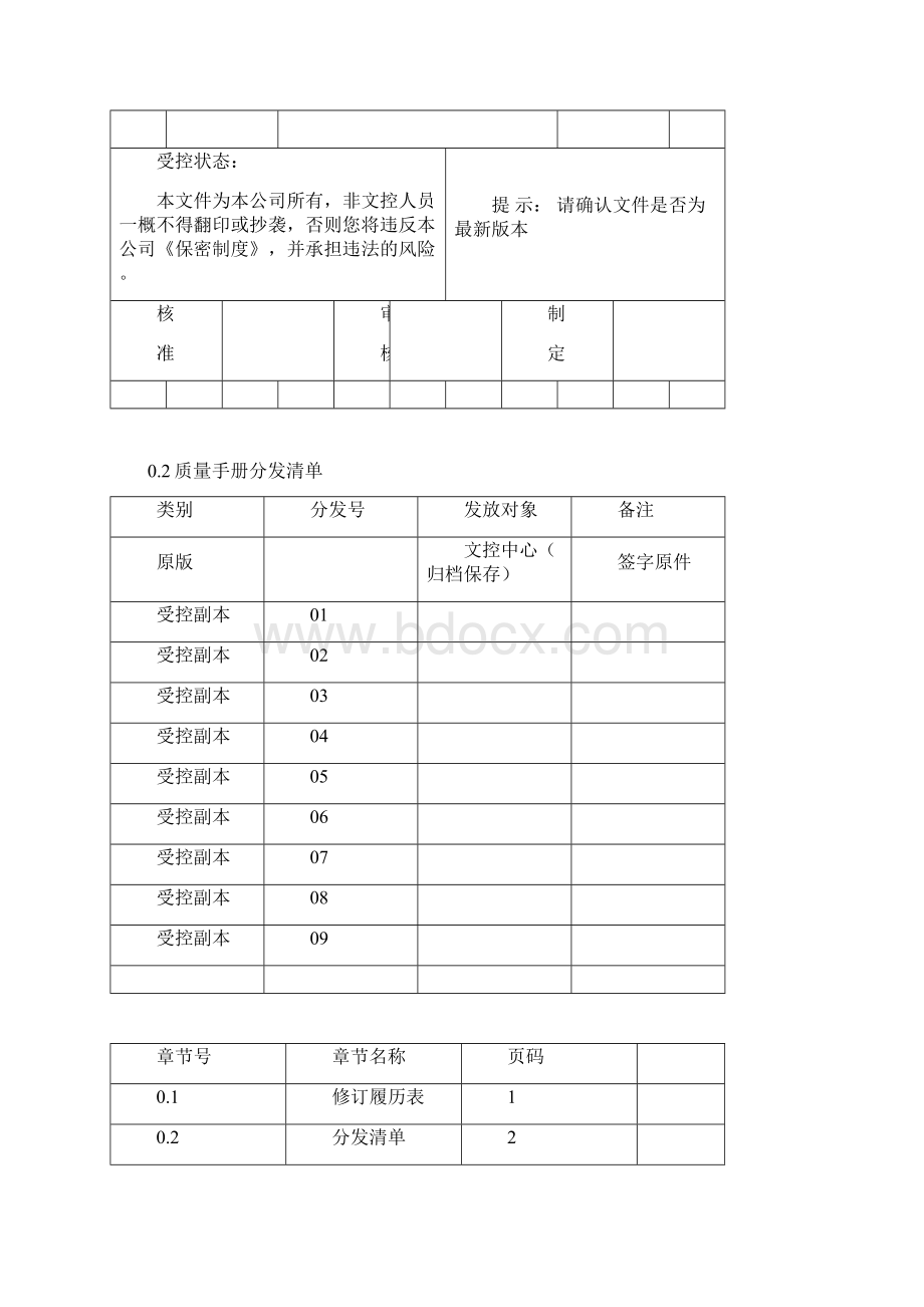 品质管理体系品质手册DOC 38页.docx_第2页