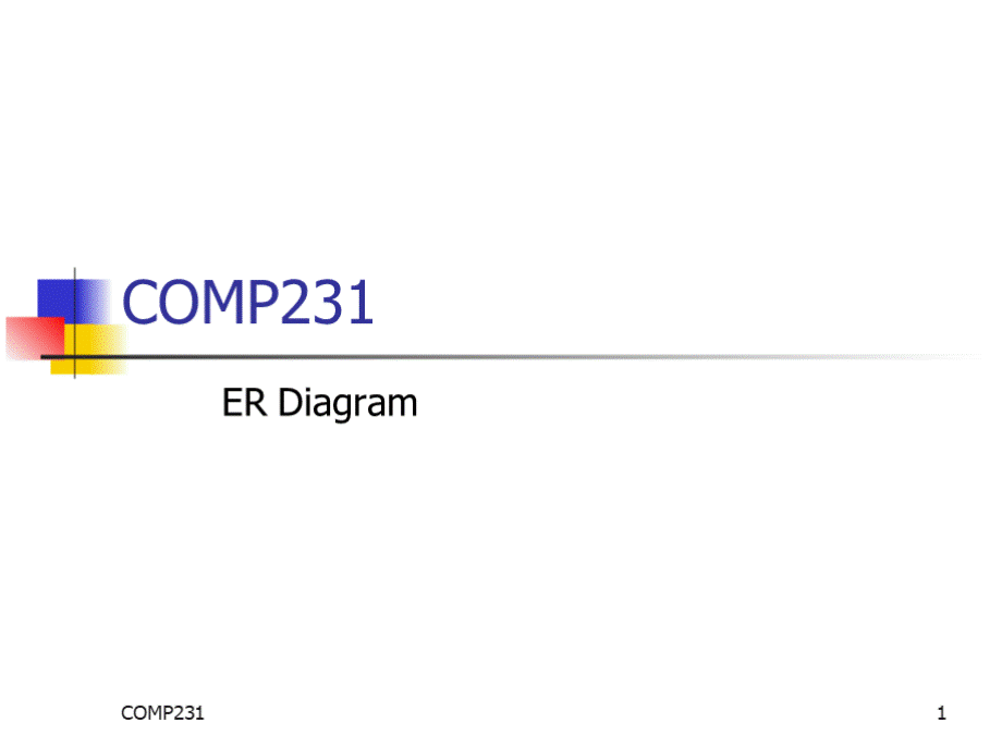 数据库管理系统概述英文版课件：2 ER Diagram.pptx