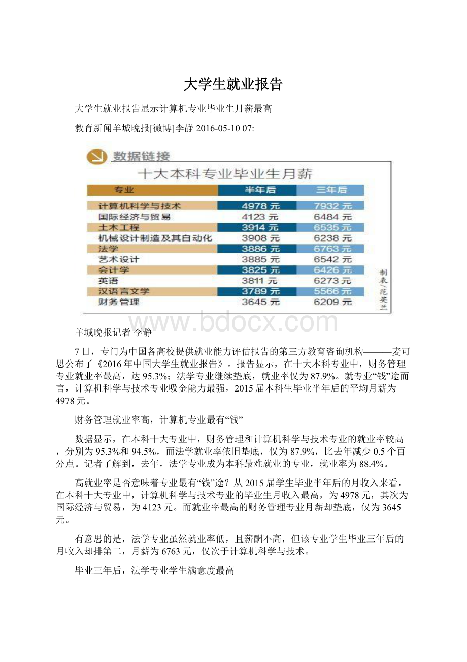 大学生就业报告.docx