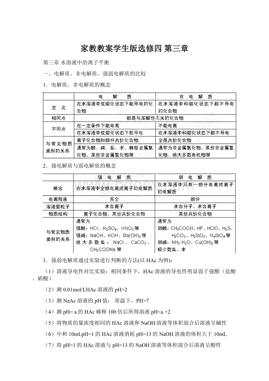 家教教案学生版选修四 第三章.docx_第1页